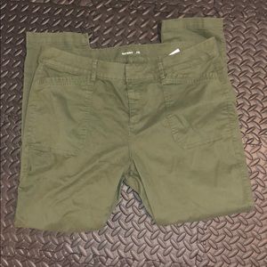 Green khaki pants